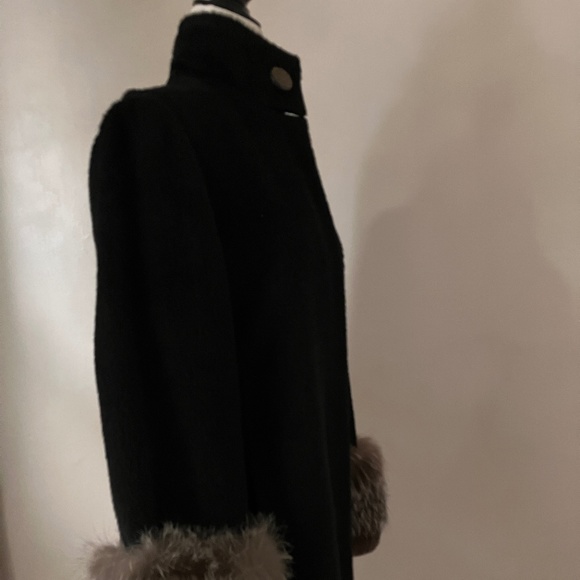 MAX MARA Alpaca and Fox Fur Coat - Picture 13 of 16